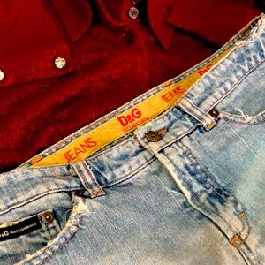 D&G Dolce & Gabbana Jeans Mini  Skirt